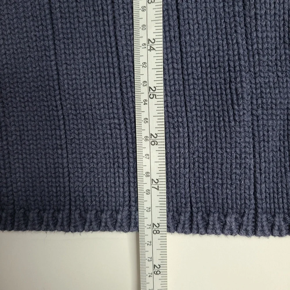 Polo Ralph Lauren Jeans Co Mens Navy Blue 1/4 Zip Sweater‎ Size XXL